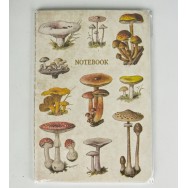 Anteckningsbok A5 Vintage Mushrooms